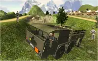 Drive army military truck free Screen Shot 5