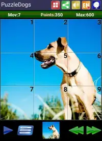 Sliding Puzzle Dogs & Puppies Screen Shot 3