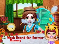Farmer Mommy Shave Beard Salon Screen Shot 4
