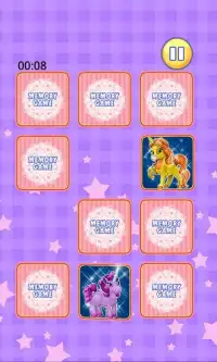 Pony Memory Game Screen Shot 1