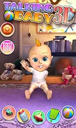 My Talking Baby Care 3D Screen Shot 2