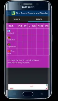 T20 World Cup 2016 Fixtures Screen Shot 8