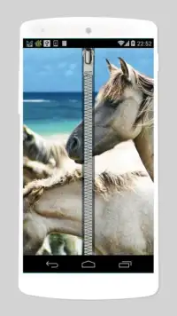 zipper horse lock screen Screen Shot 1