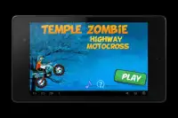 Temple Zombie Highway Motocros Screen Shot 7