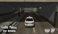 Traffic Police Car Driving 3D Screen Shot 1