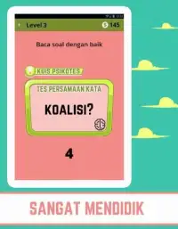 Kuis Psikotes Indonesia Tes IQ Screen Shot 3