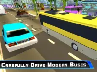 Modern City Tousrist Bus 3D Screen Shot 2