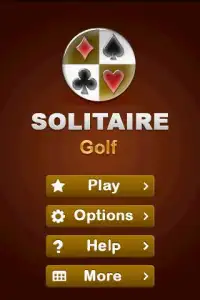 Golf Solitaire Screen Shot 1