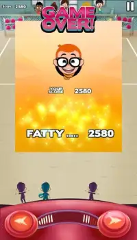 Fatty Boy in Love: Dodge Ball Screen Shot 2