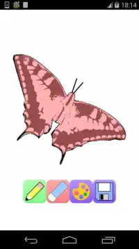 butterfly coloring pages games Screen Shot 2