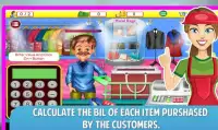 Supermarket Cashier Games Kids Screen Shot 0
