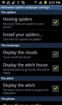 Halloween Spiders Free Screen Shot 5