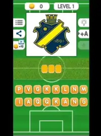 Quiz Football Logo Game Screen Shot 2