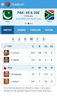 Live Cricket Scores & News Screen Shot 5