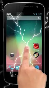 Lightning Phone Screen Prank Screen Shot 0