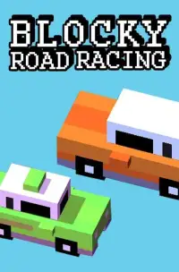 Mine Blocky Road Racing Screen Shot 2
