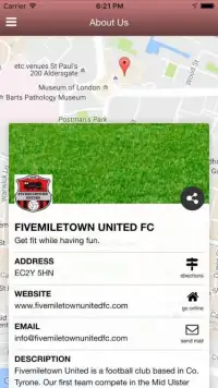 Fivemiletown United FC Screen Shot 2