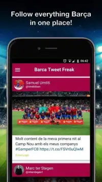 Tweet Freak for FC Barcelona Screen Shot 7