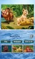 Lion King Puzzle Screen Shot 1