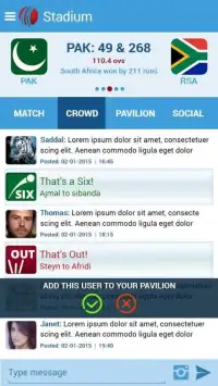 Live Cricket Scores & News Screen Shot 4