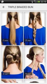 Hairstyles step by step Screen Shot 3