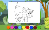 Coloring Game-Bright Bulls Screen Shot 3