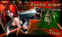 Zombie Sniper-City Game Screen Shot 2