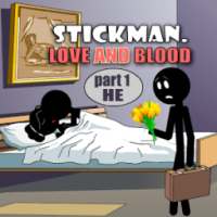 Stickman Love And Blood. He