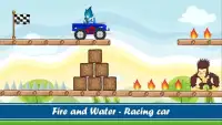 Fire and Water Racing Car Screen Shot 1
