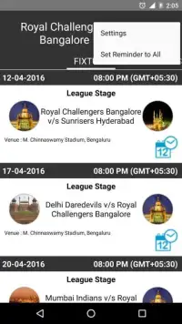 Live IPL 2016 Update, Schedule Screen Shot 6