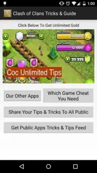 Unlimited Clash Tips of Clans Screen Shot 2