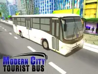 Modern City Tousrist Bus 3D Screen Shot 4