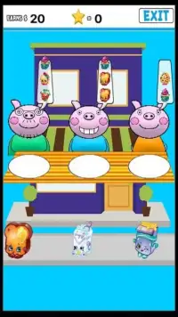 Cake Shop Pig Eat Shopkins Bar Screen Shot 1