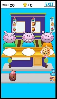 Cake Shop Pig Eat Shopkins Bar Screen Shot 0