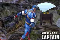 Captain Super Soldier Hero Run Screen Shot 2