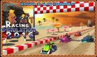 Kart Racing Simulation 3D 2016 Screen Shot 0