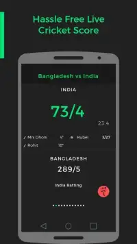 CricScore- Live Cricket Scores Screen Shot 3