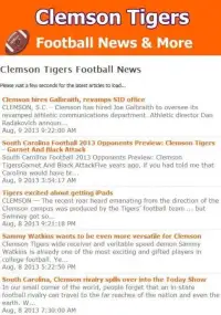 Clemson Football News Screen Shot 0