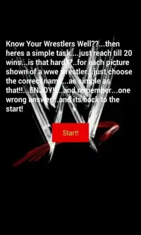 Name The Wrestler WWE Screen Shot 2