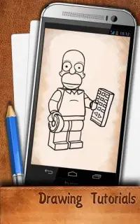 Drawing for Lego Simpsons Screen Shot 1