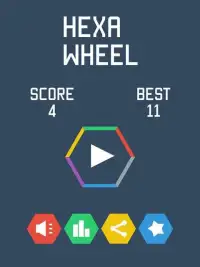 Happy Hexa Wheels:Switch Color Screen Shot 5