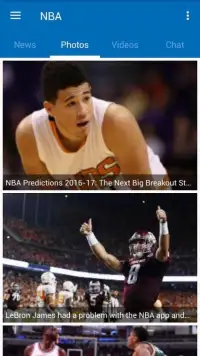 NBA News Screen Shot 2