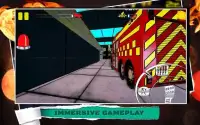 Firefighter Fire Truck Rescue Screen Shot 5