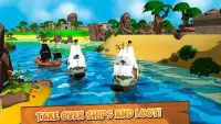 Pirate Battleship Fight 3D Screen Shot 0