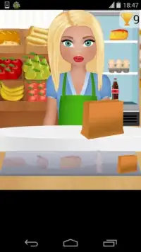 Grocery Shopping Cashier game Screen Shot 3