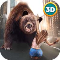 Hungry Bear City Attack Sim 3D