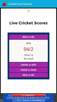 T20 Cricket Live Scores Screen Shot 3