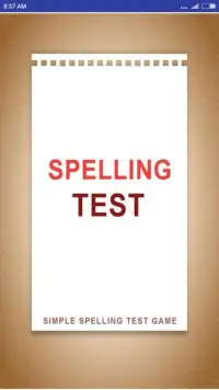 Spelling Test Screen Shot 4
