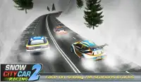 Winter Snow Car Rally Racing 2 Screen Shot 4