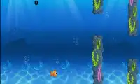 Gold Flappy Fish Screen Shot 1